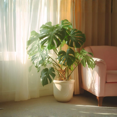 monstera swiss cheese balcony plant
