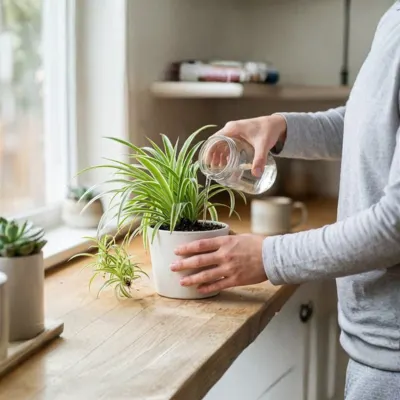 variegated spider plant